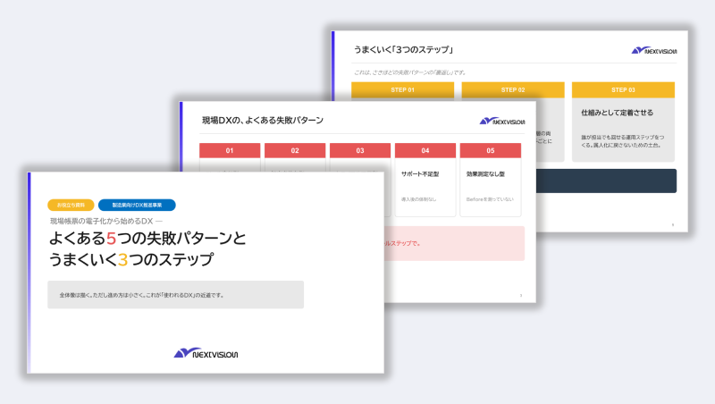 現場帳票の電子化から始めるDX_よくある5つの失敗パターンとうまくいく3つのステップ